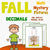 Fall/Autumn Decimals Coloring Worksheets