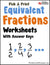 Equivalent Fractions Worksheets 