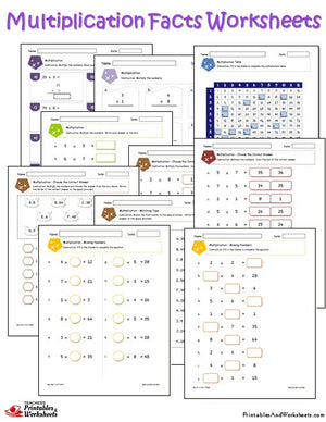 Missing Factors Worksheets with Answer Keys Sample