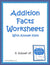 Addition Facts Worksheets with Answer Keys Cover