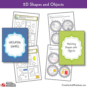 Open and Closed Shapes, Match Objects with Shapes