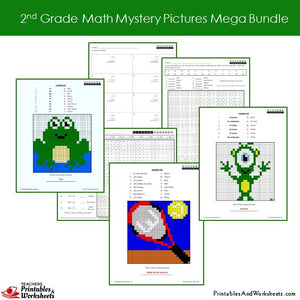 Grade 2 Math Coloring Worksheets - Sample 2
