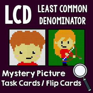 Least Common Denominator (LCD) Task Cards