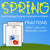 Spring Fractions Coloring Worksheets