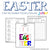 Easter Color-By-Number: Telling Time