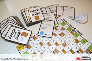 Place Value Board Game Knock on the Door Sample