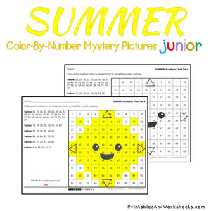 Summer Color-By-Number: Place Value