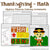 Thanksgiving Coloring Worksheets - Subtraction