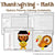 Thanksgiving Coloring Worksheets - Math