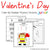 Valentine's Day Color-By-Number: Place Value
