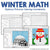 Winter Coloring Worksheets - Subtraction